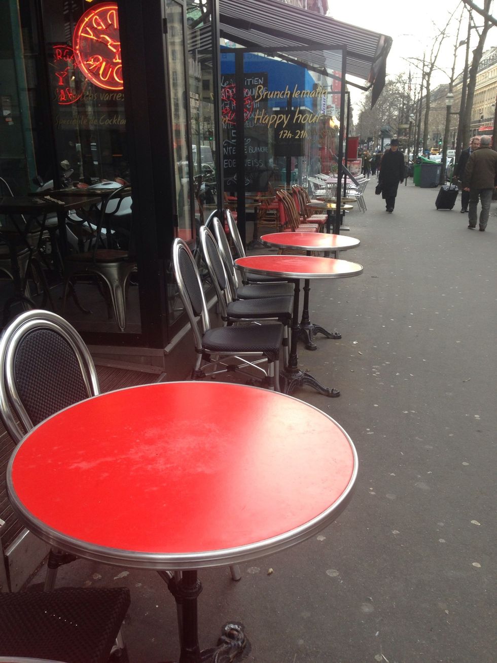 When you are having a drink on a terasse  Dont leave your iphone or camera on the table, some pickpockets are specialised in terasse stealing.