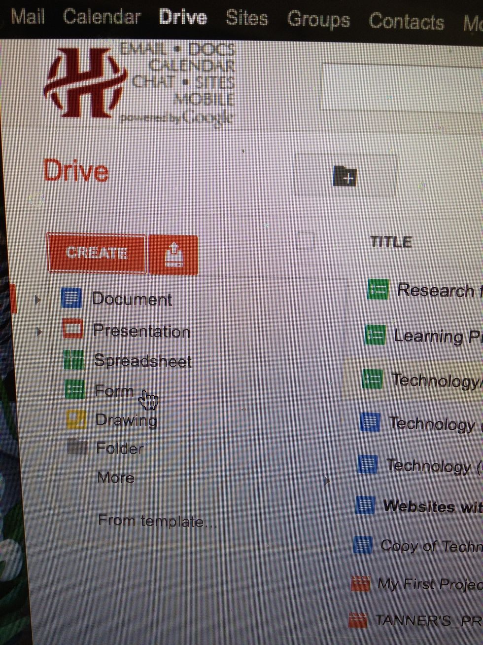 When you are in Google Docs (which is changing to Google DRIVE), on the left click on CREATE then scroll down to choose FORM.