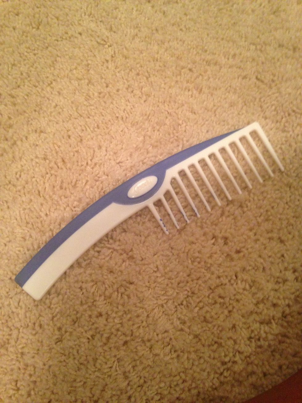 When you are washing your hair and put in the conditioner this is a good time to detangle your hair so it doesn't break your hair