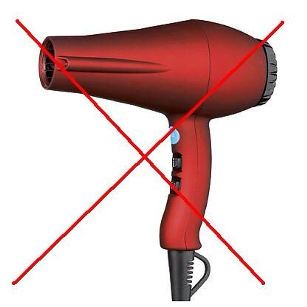 When you dry your hair, avoid applying heat to it. Heat kills your hair, making it dry and dead. Instead, try air drying. Your hair will thank you for not damaging it, plus it won't be frizzy!