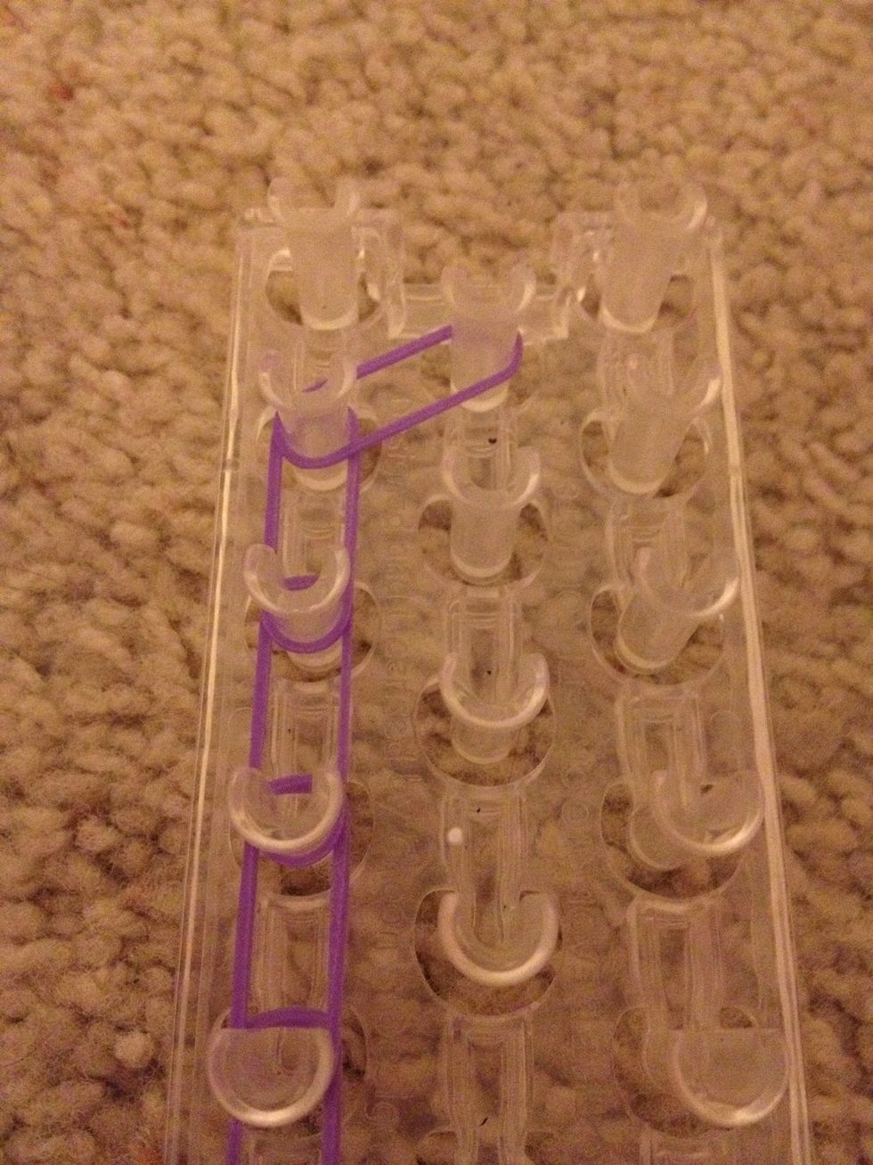 When you finish, add another band across