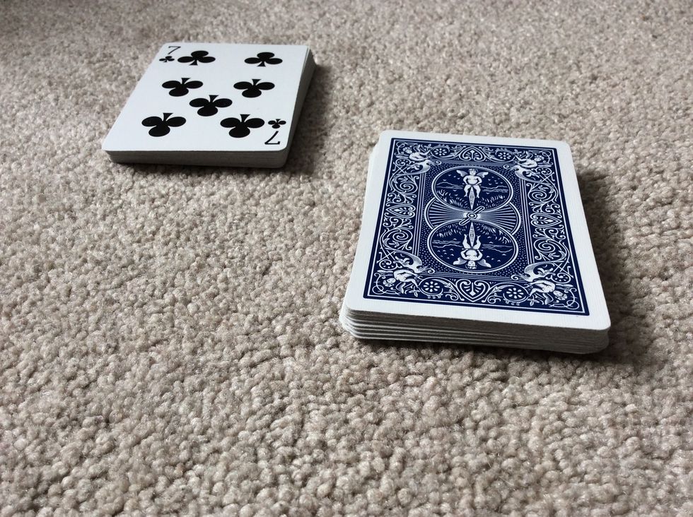 When you finish flipping the cards, you should have ended on a face down card. Ask the spectator if they are sure that they didn't see their cards, you can even let them look through the face-up pile
