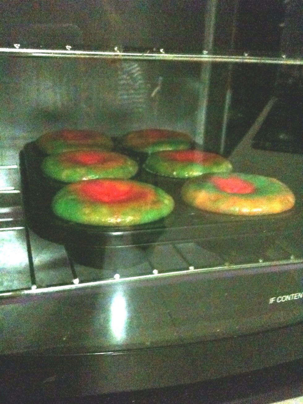 When you finish you are going to bake them in your preheated oven approx 15-20 minutes at 350. This varies depending of the oven so take a toothpick and when it comes out clean it will be ready.