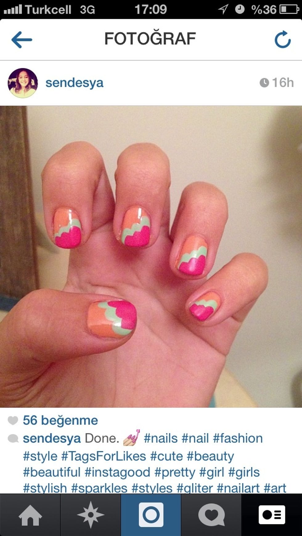 When you finished it, it'll look like this! It's too easy and looks so cute! \ud83d\udc85