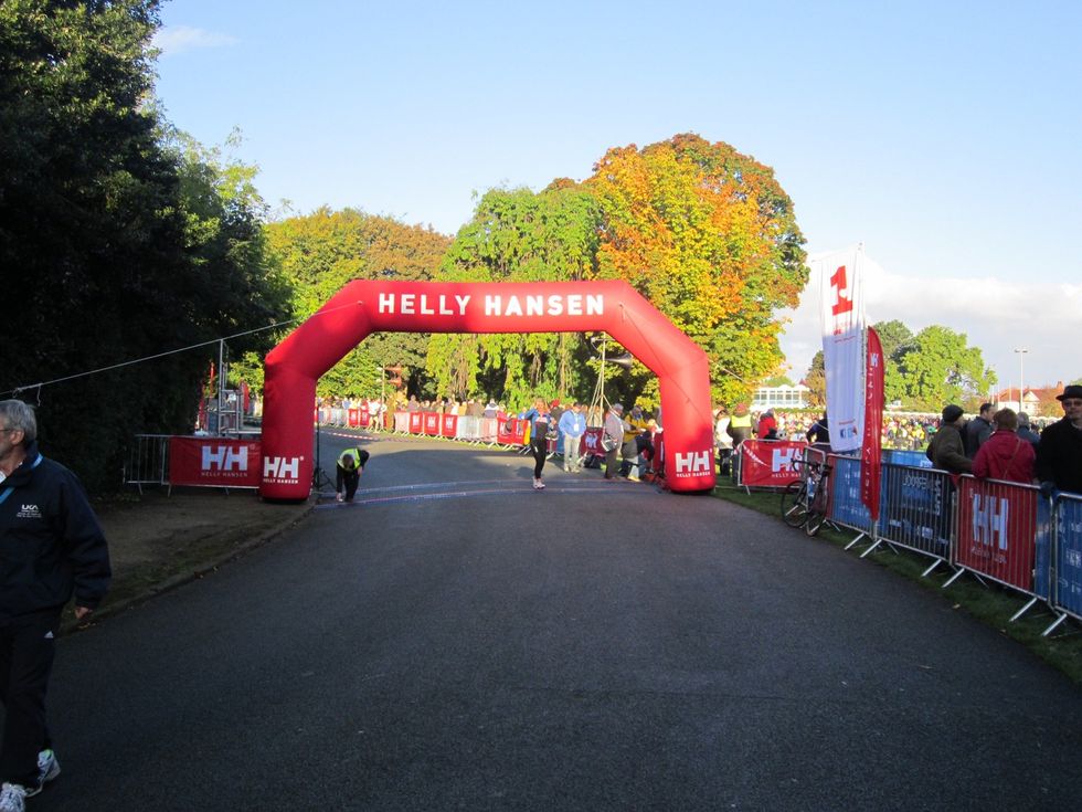 When you get to the course, make sure to check out the starting line and some of the course. If you are slower try to start in the back.