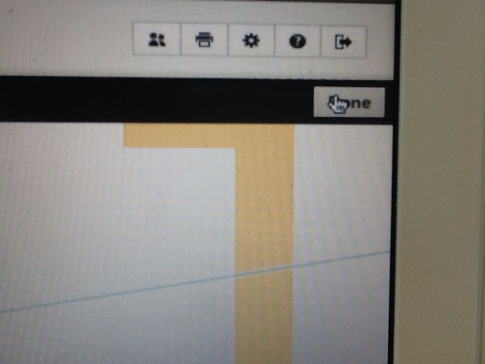 When you have finished, click 'Done.'