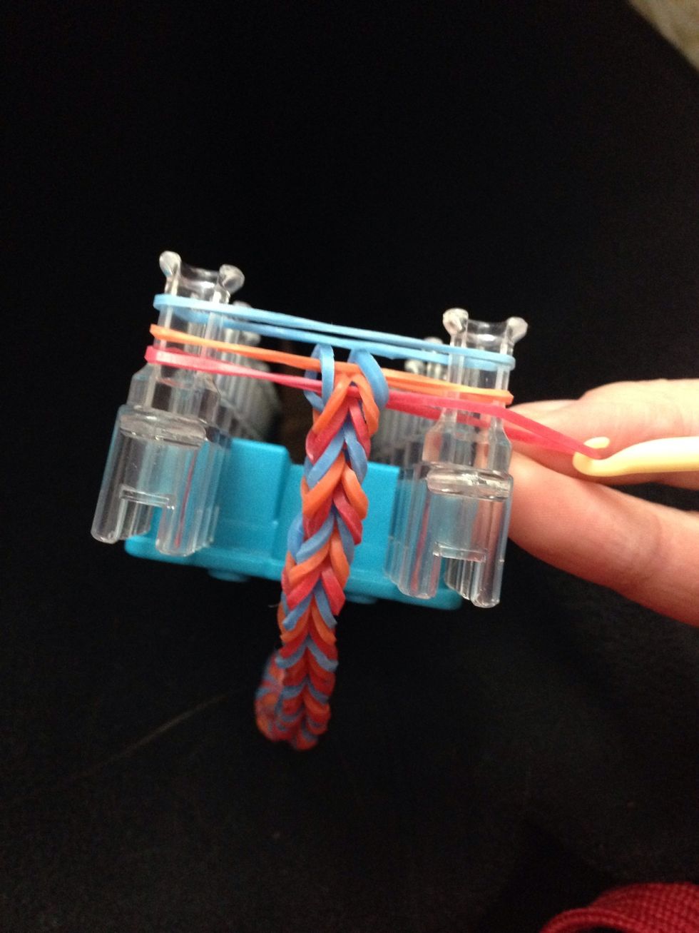 When you have it to the length you want over lap it one more time