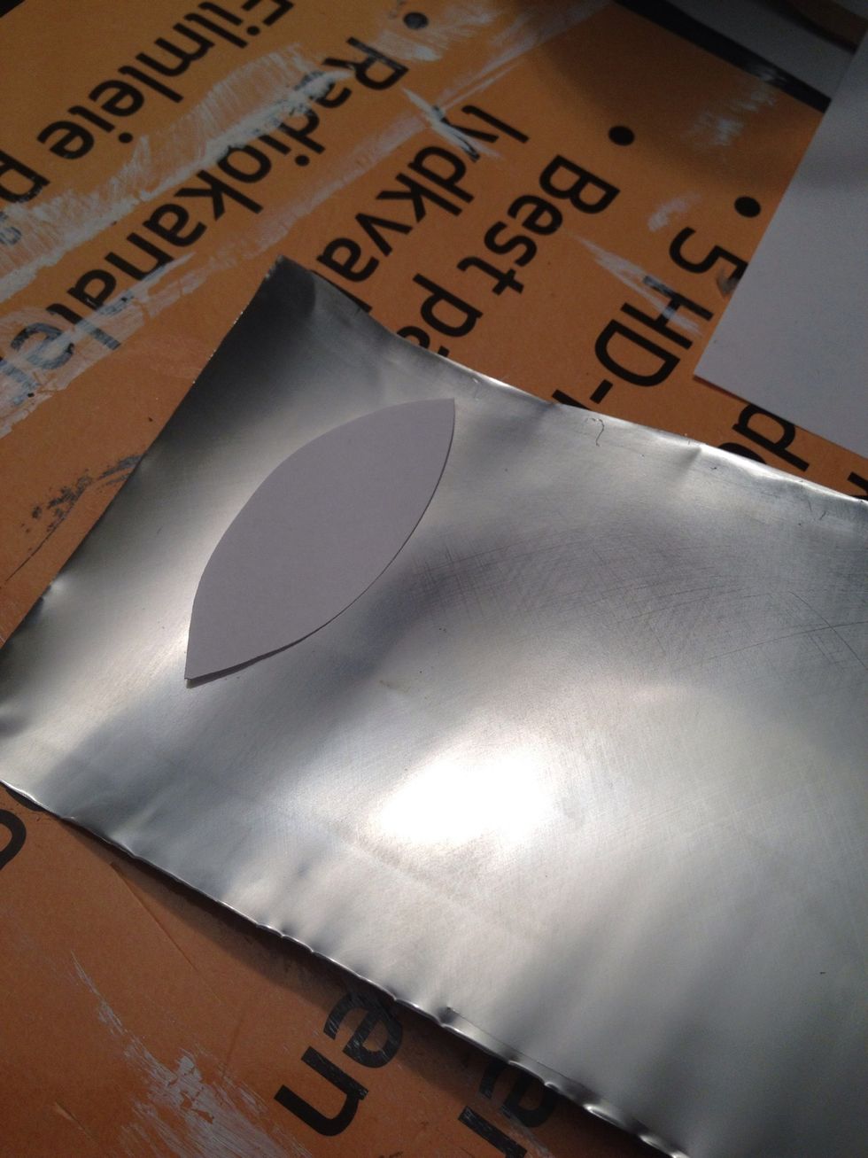 When You have the middle piece, make a template to fit