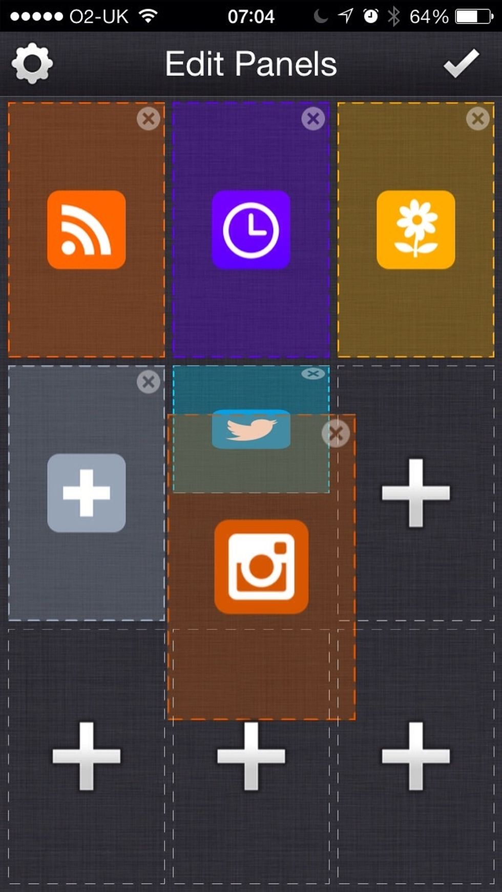 When you hover the dragged panel into another you will see the other panel move up to make room. At this point you can let go and the panel will join the other on the same screen.