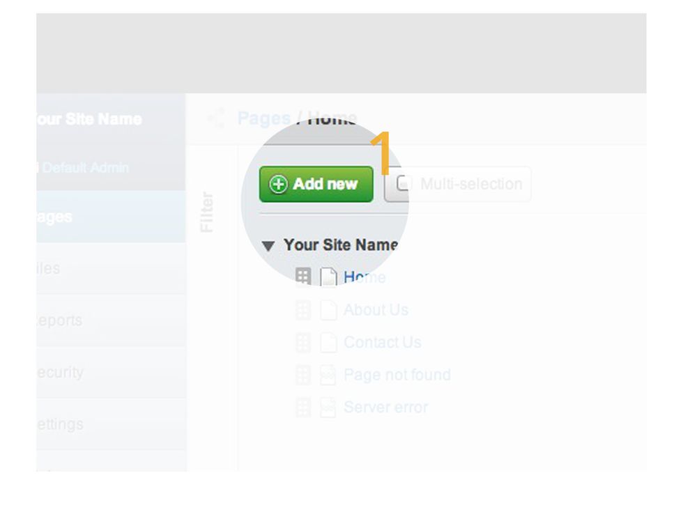 When you log into your SilverStripe admin page, there will be a green button on the top of the left hand side of the page that says 'Add New'. Click this button to start adding your new page.
