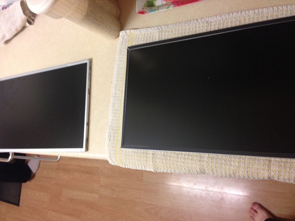 When you new panel arrives, carefully remove the form on the front of the old LCD. If your careful enough you can stick the form straight on to the new panel.