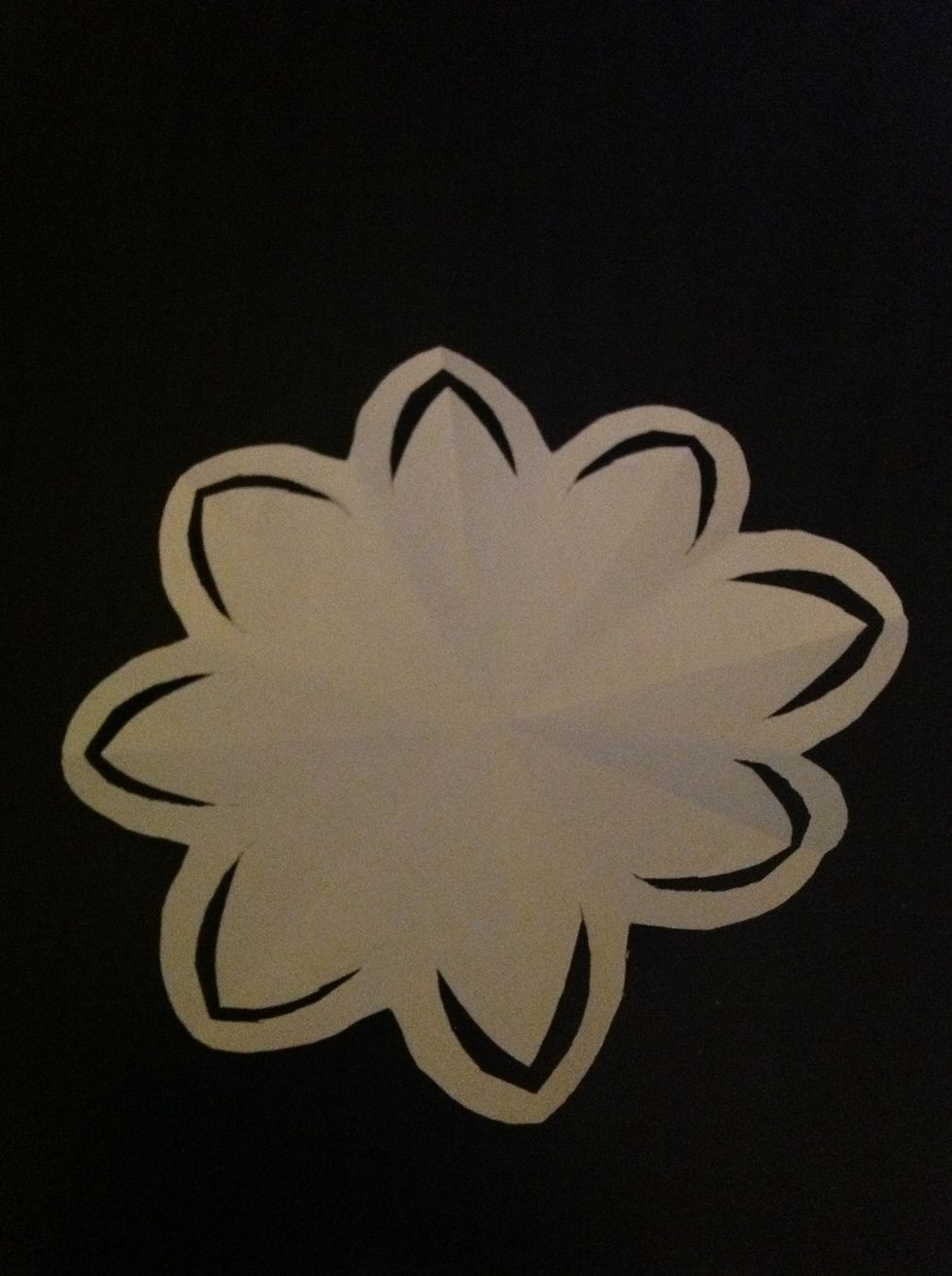 When you open the paper.. You get this flower \ud83d\ude0a