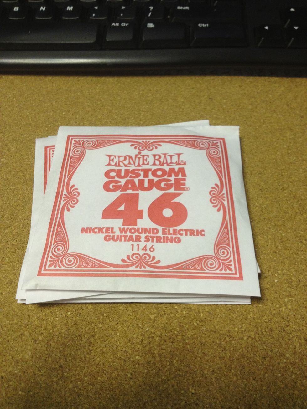 When you open them they should be in order of strings (EADGBE)