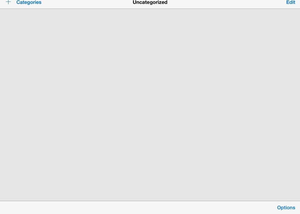 When you open up the app for the first time, you will see this page. That is where you can add books.