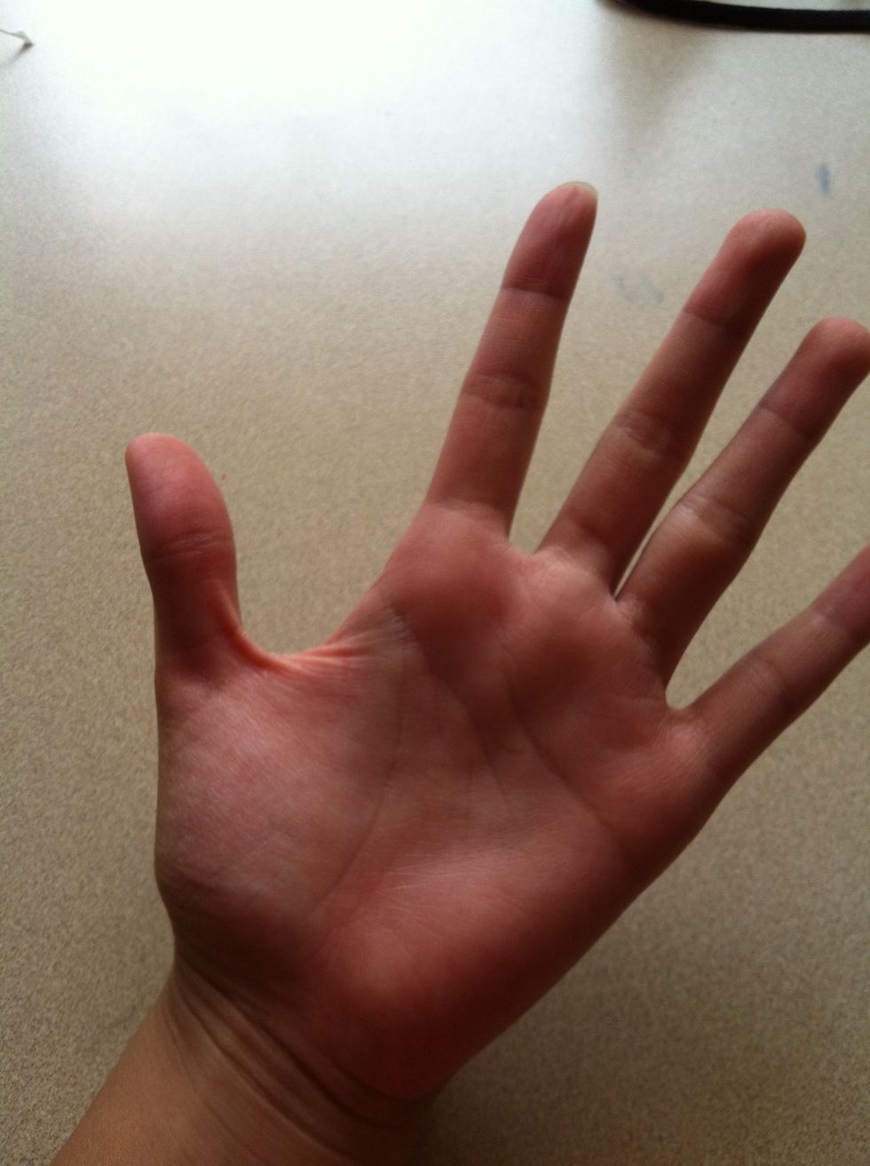 When you open your hand the toothpick  appears to have vanished