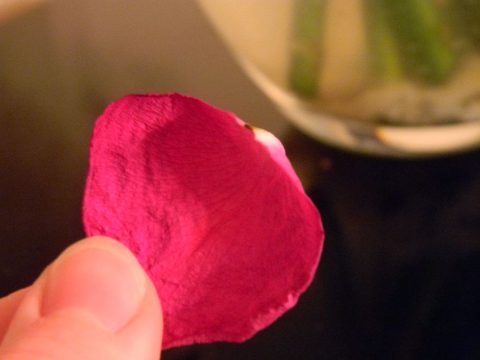 When you pick it, it should almost fall off on its own. I think they look prettier with the bottom tip on. But if you want to you can clip it off.