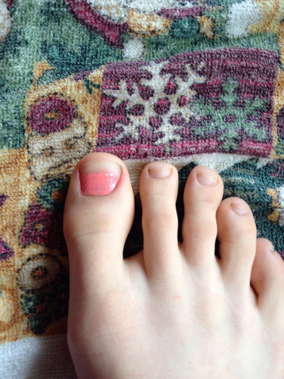 When you're done, remove the tape. It should look like that.