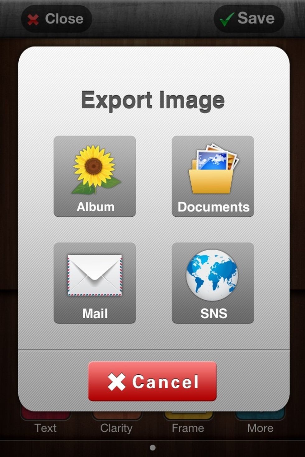 When You're Finished, Tap 'Save' And Export.