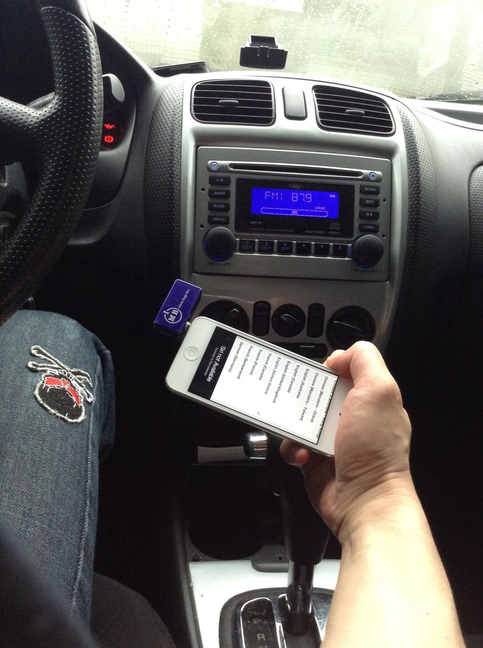 When you receive a phone call, your phone will notify you, so you can answer the phone, and speak and hear the conversation through your radio, your music will resume after your call ends.