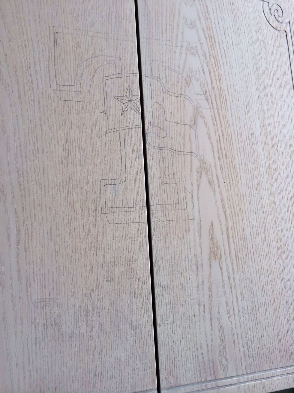 When you remove the paper you'll see your "carbon copy". Pretty sweet right? How's yours look? Cool, I didn't know you were a fan of that one team. They had that one guy he was so good that one year.