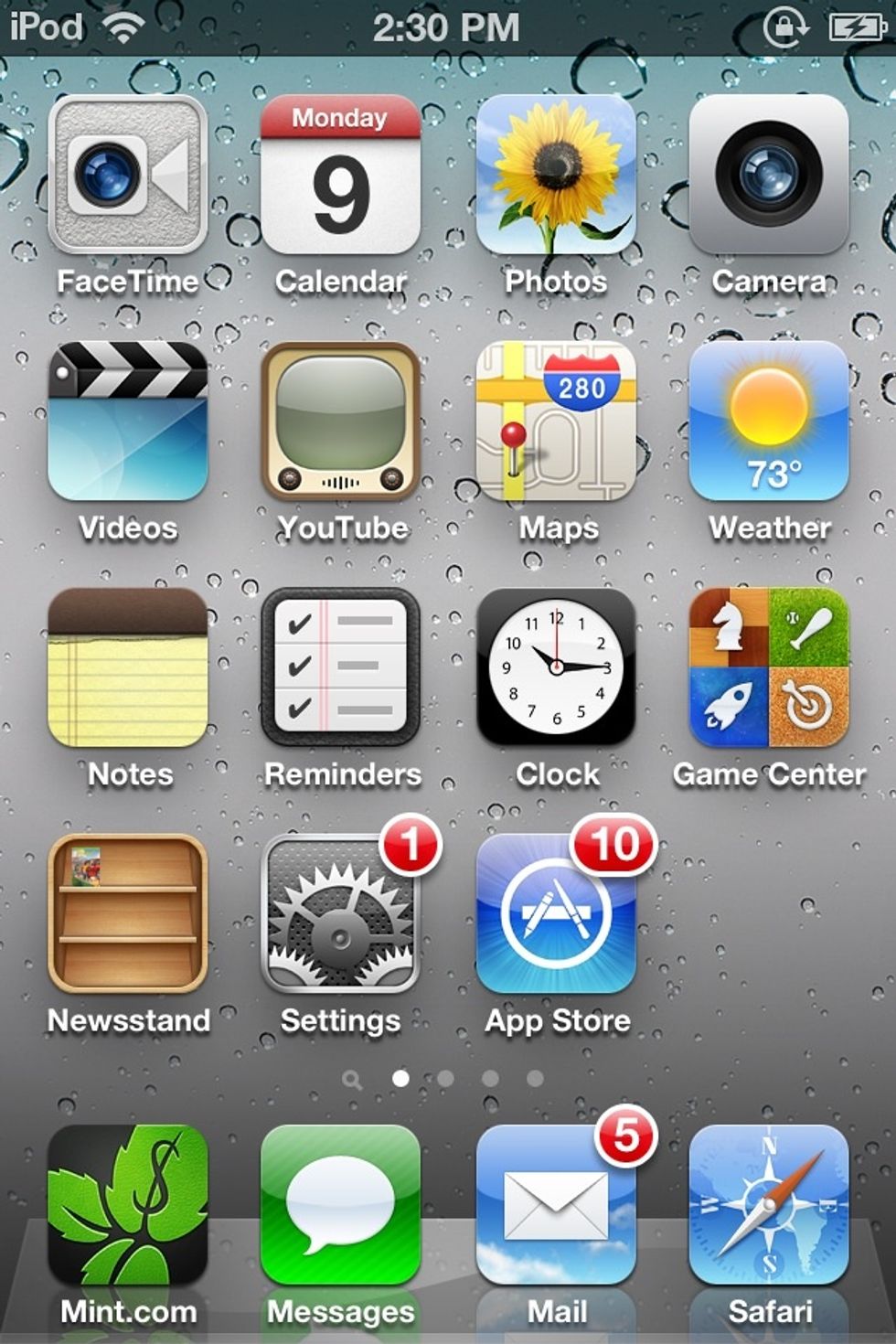 When you see a red numerical notification badge in the top right corner of the Settings app, it means there's are new software updates.