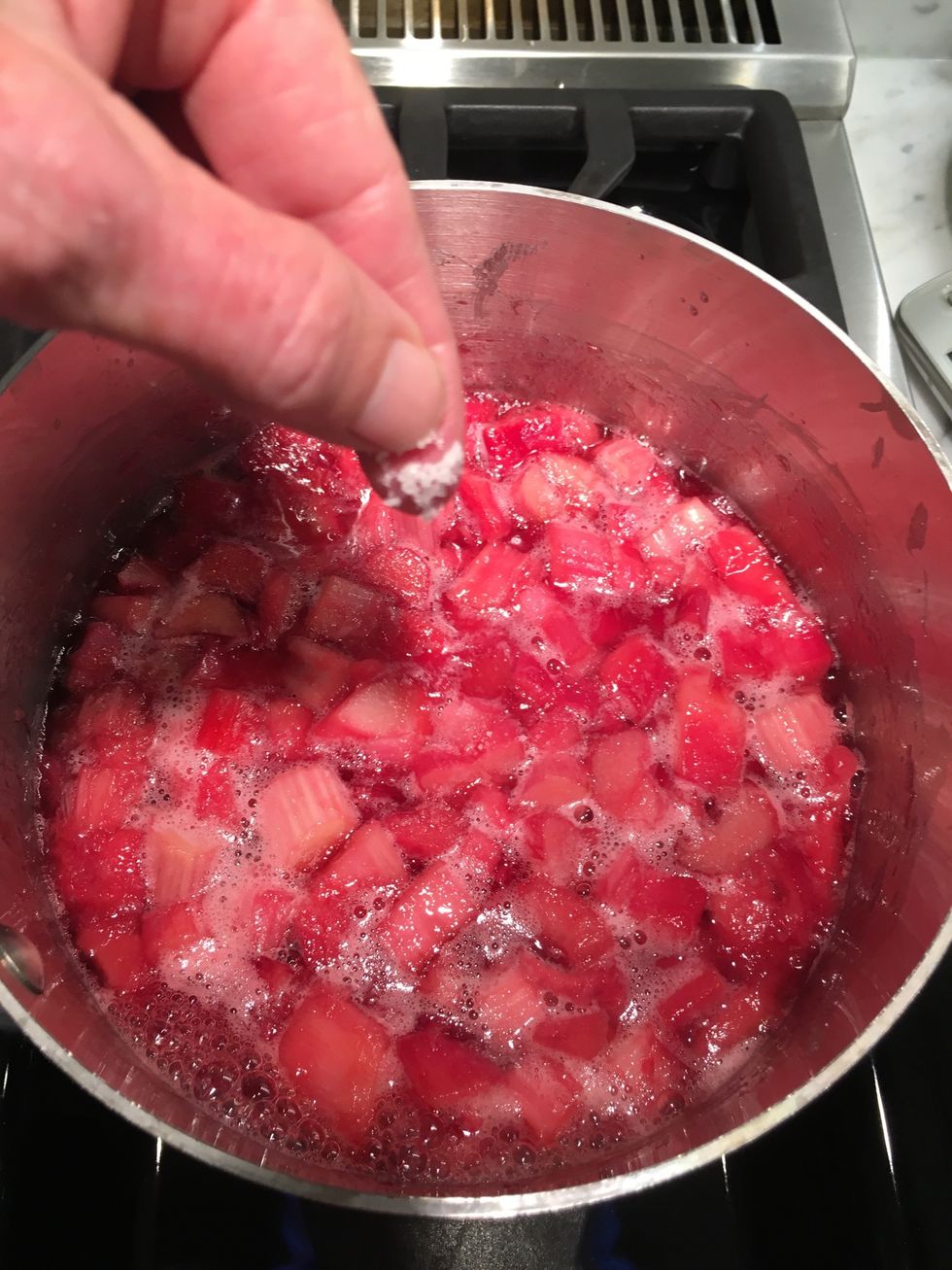 When you think of it, add a pinch of that fancy European salt you have on the counter.