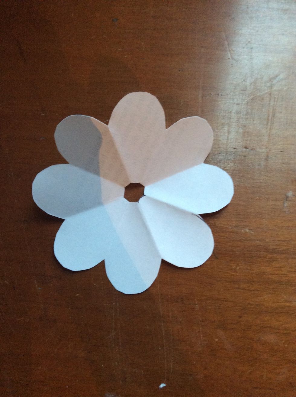 When you unfold it, it must look like this.
