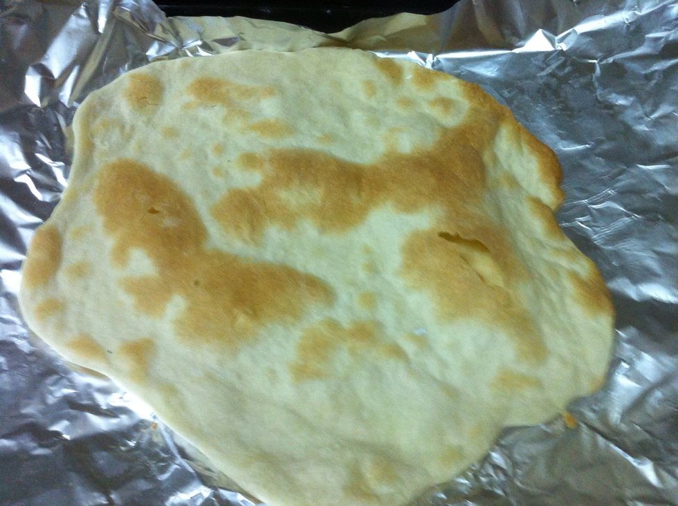 When you will see the bread comes like that it mean its done :)