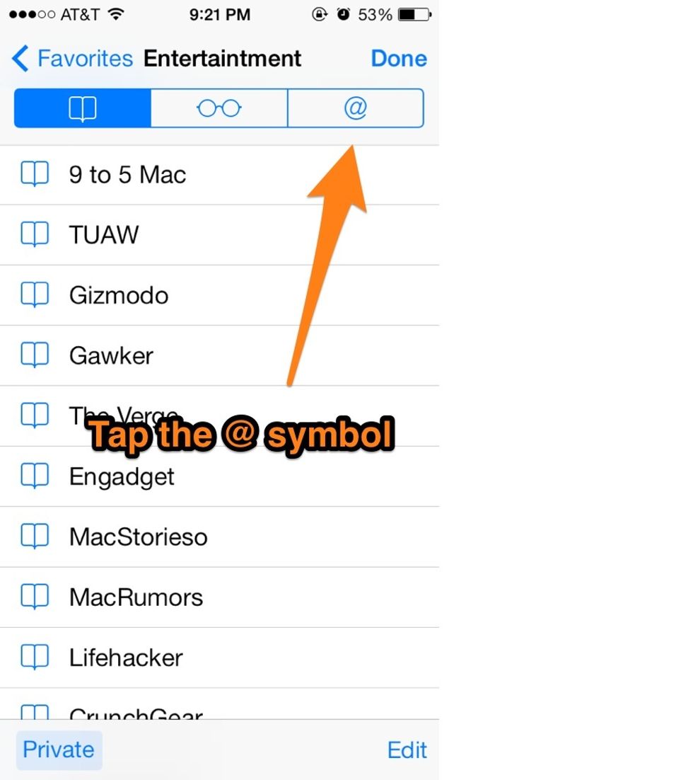 How to see twitter links from within safari - ios7 - B+C Guides