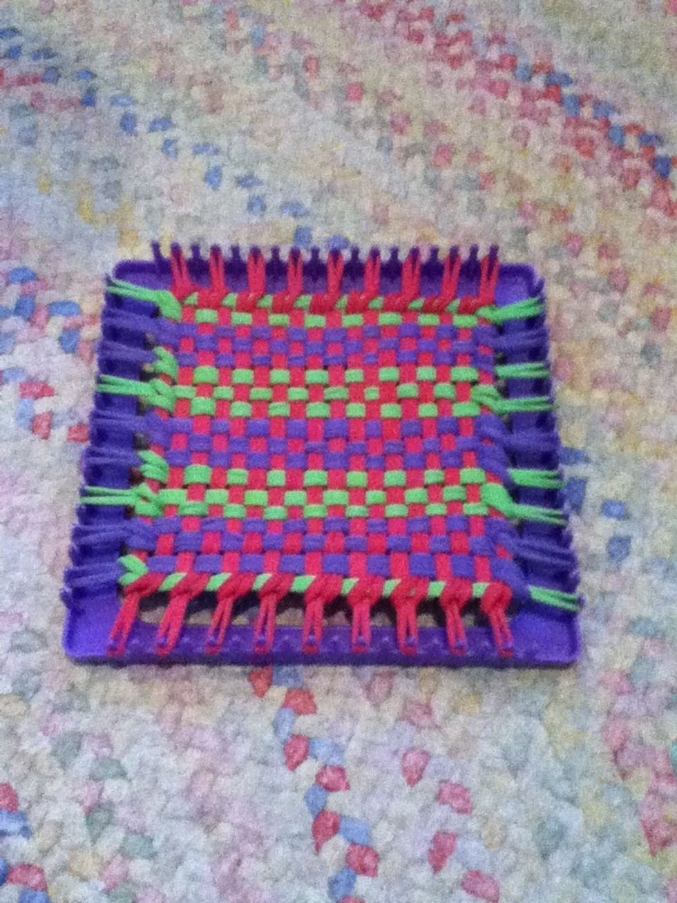 When your done with the tie it should look like this