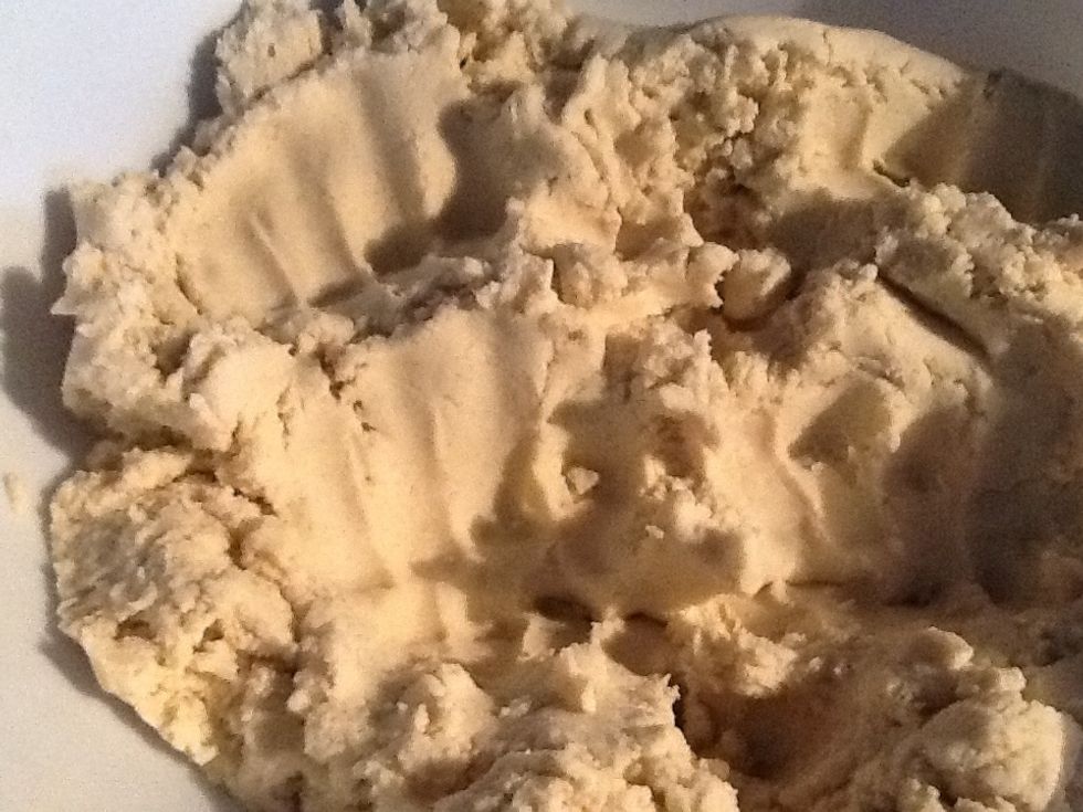When your dough is well mixed it will look like this