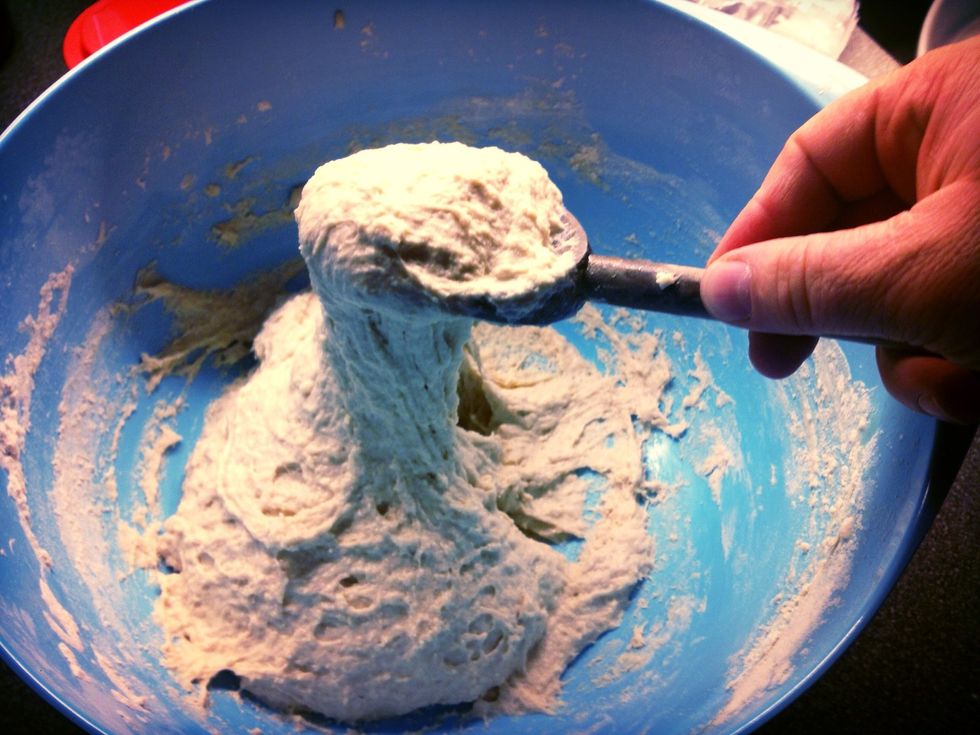 When your dough looks like this you are done.