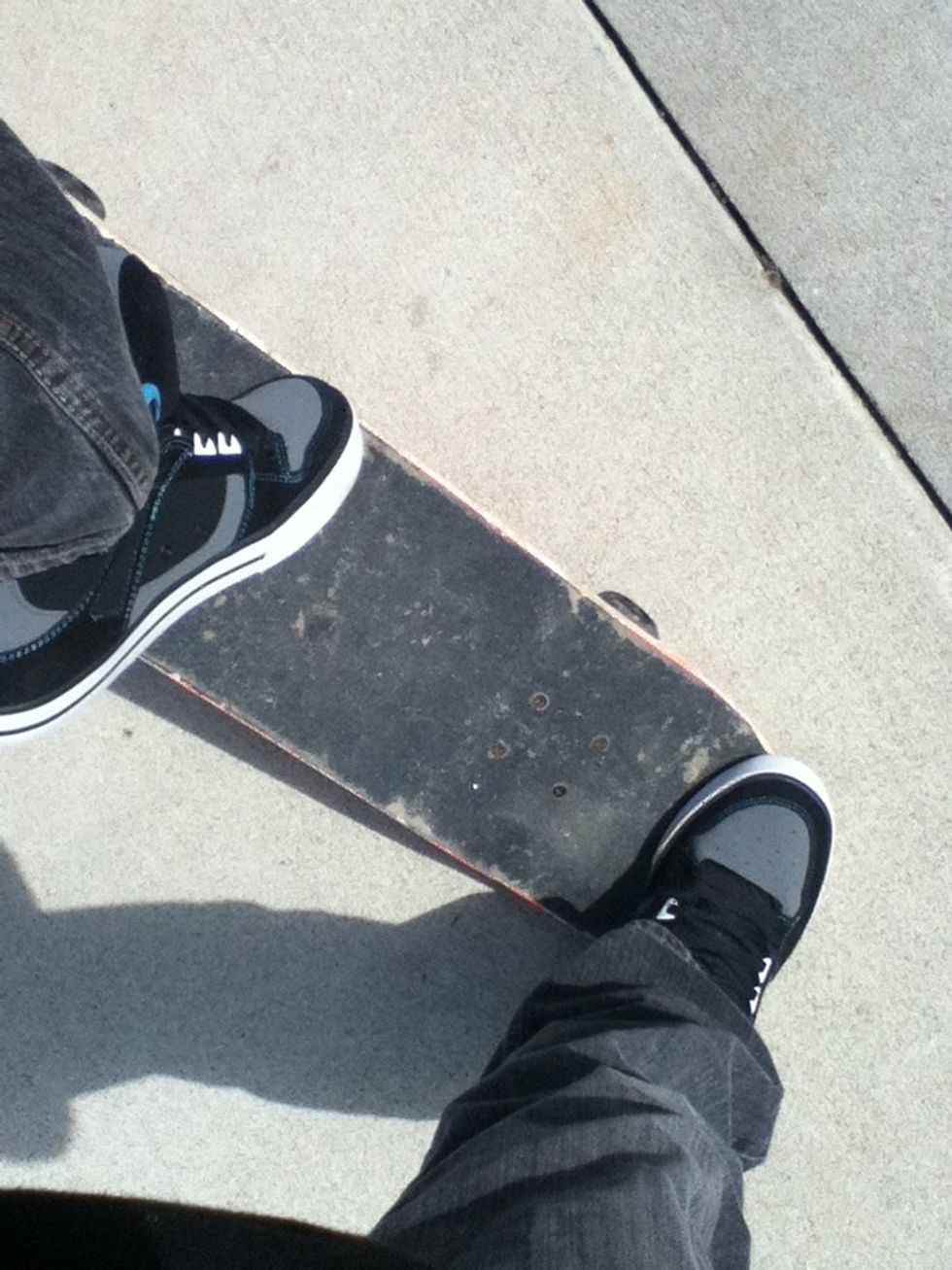 When your front foot reaches the top you should be pushing the board into the air but be sure too jump while sliding your foot once you reach the top.