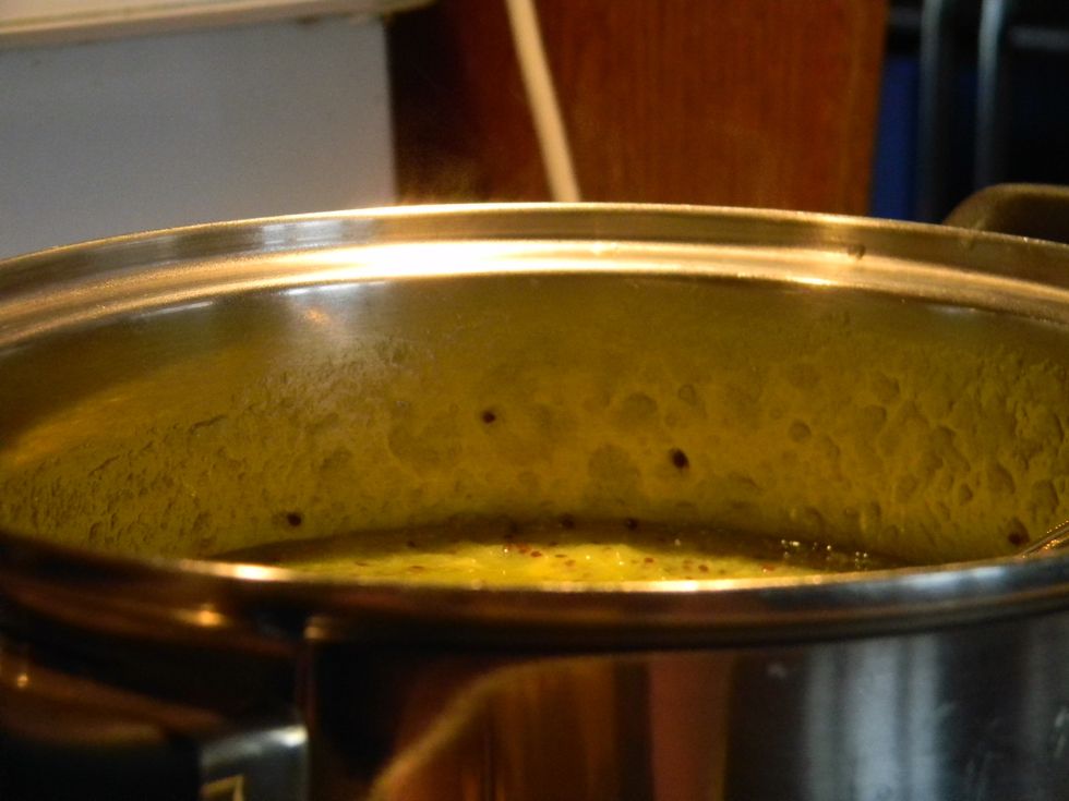 when your fruit puree is steaming you can add the sugar and stir it in until its all dissolved.