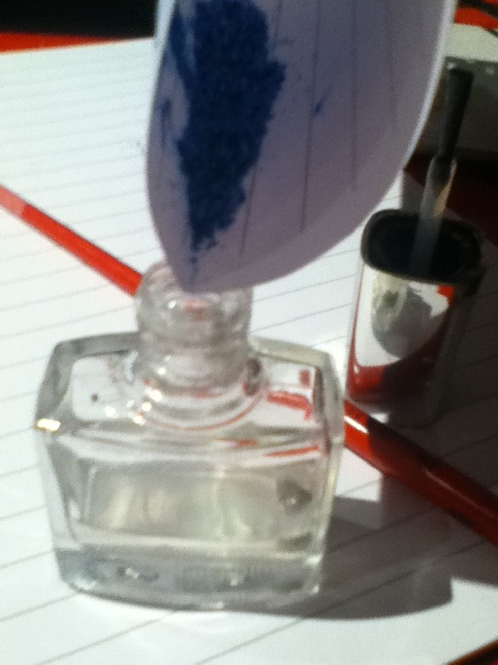 When youre done, put it in the bottle