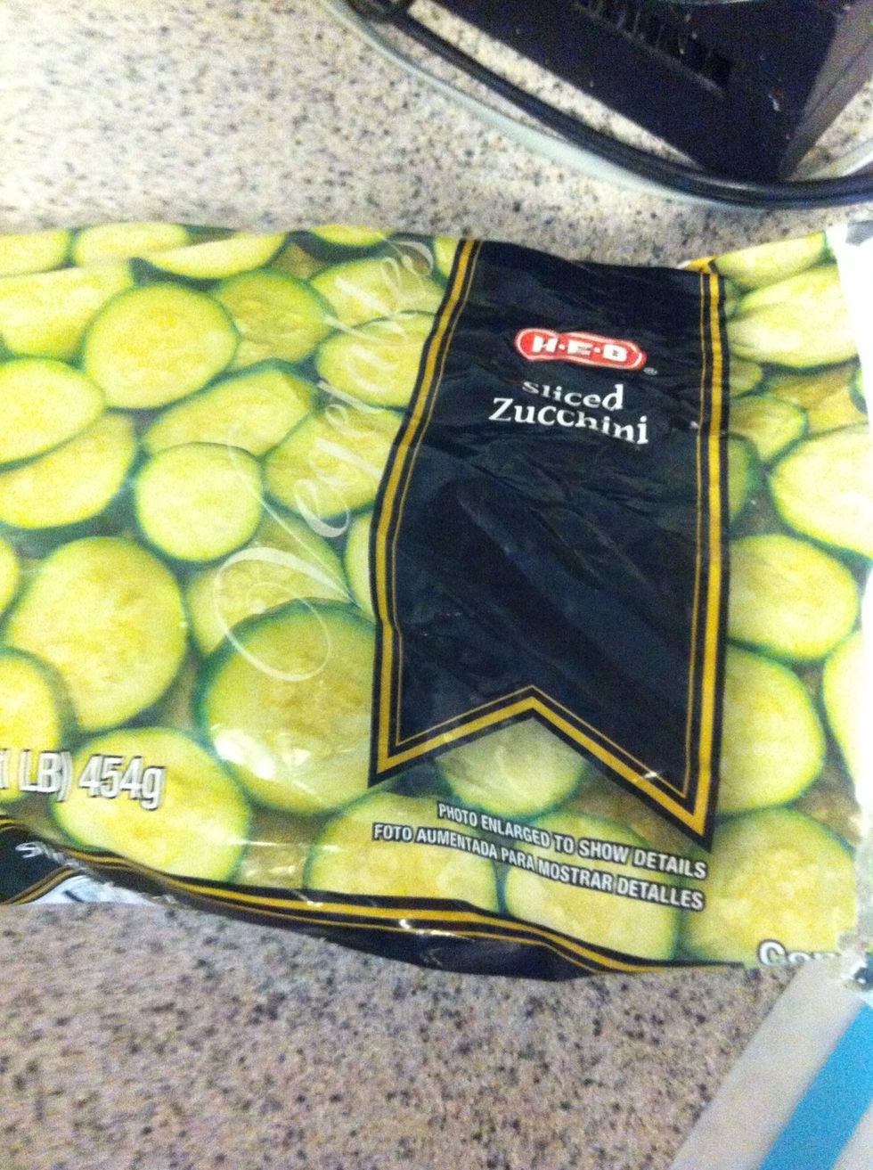 Whenever I make stir fry I use zucchini. I've had this bag for about 2 months. It's the frozen kind, works just the same. I just got about a handful.