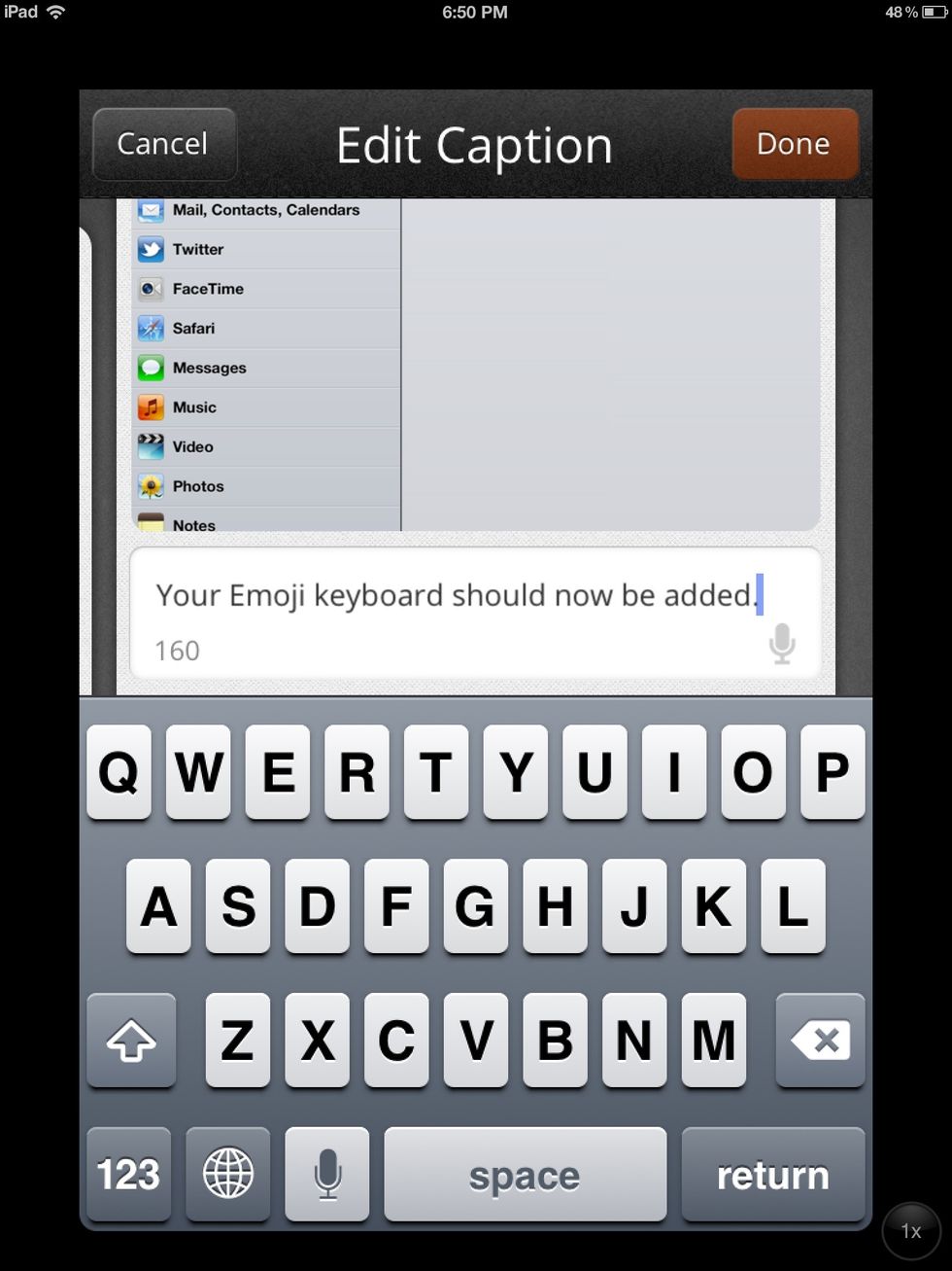 Whenever you open your keyboard, press the globe icon to change keyboards.