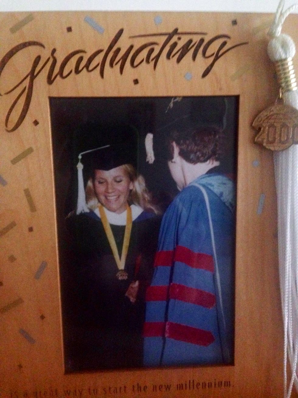 "Where there is no struggle, there is no strength." Oprah Winfrey Wise words. Earning my 1st degree was beyond a challenge - it wasn't the work that was so hard; it was finding BALANCE.