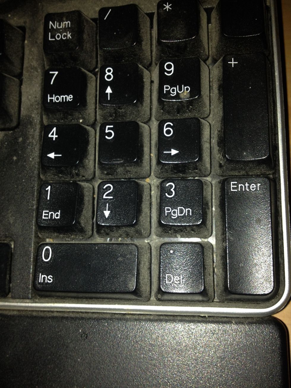 While holding down Alt, type in 236 on this number pad. Not the one above the letters. Do this step rather quickly.