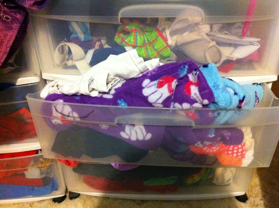 While putting clothes away you discover a messy drawer like this one.