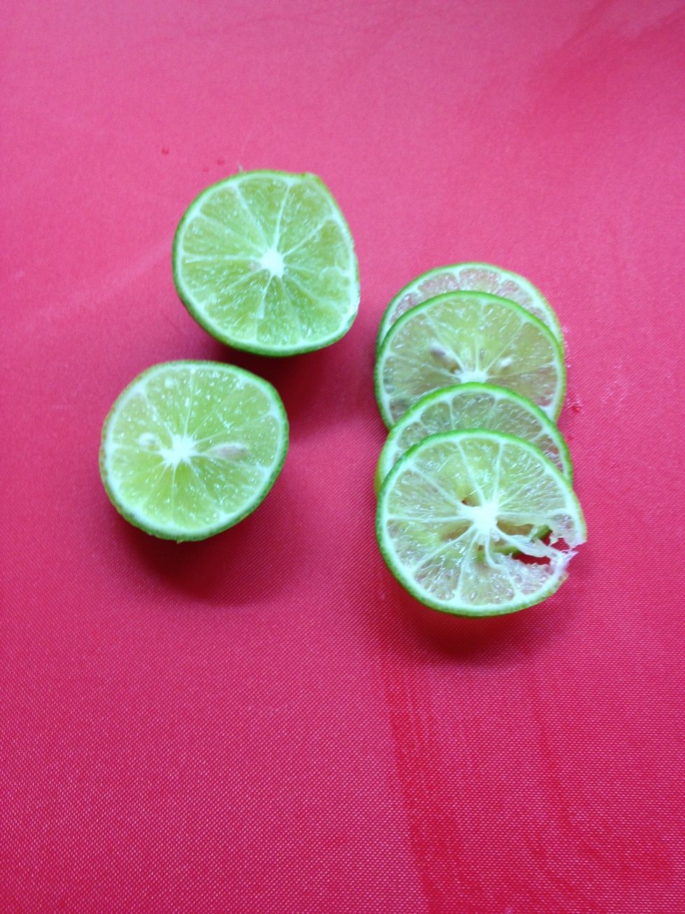 While steeping, cut some lemon or limes for juicing and garnish. Don't skip the juice -- I personally think this is the key for great iced tea that gives it some zing.