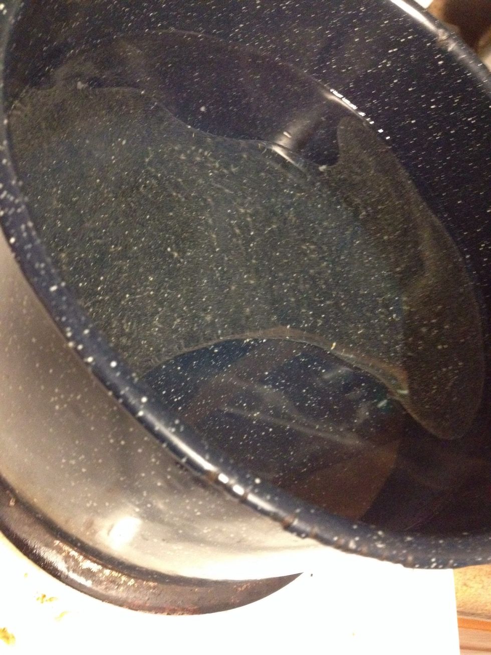 While that's cooking, start your water for pasta. Make sure yu add Oil and salt.