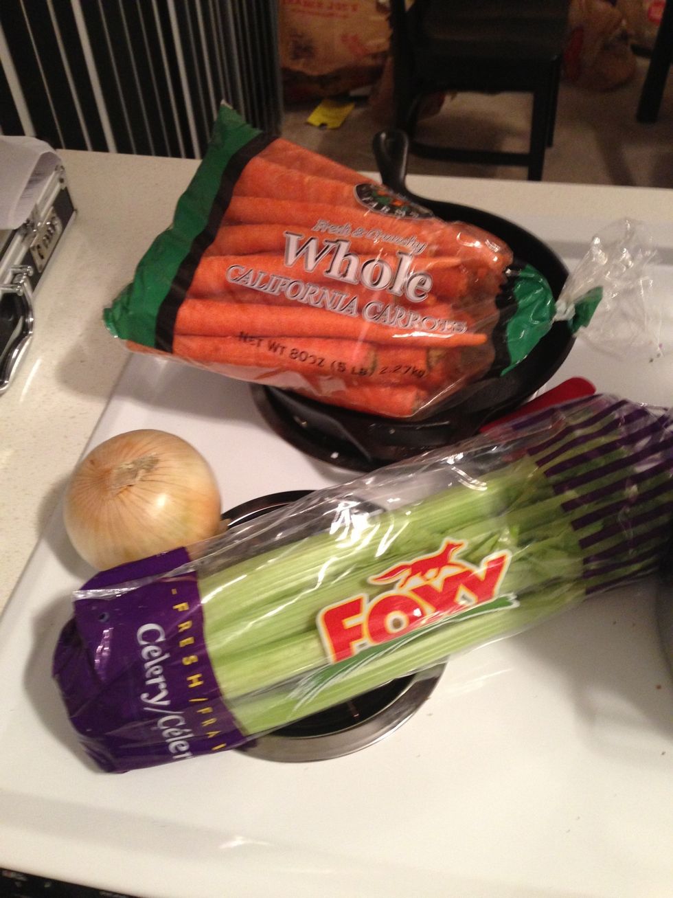 While the bird is cooking prep the veg.