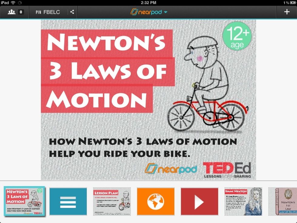 While you are running an NPP, you will see the scrubber on the bottom in order to preview each slide and activity.