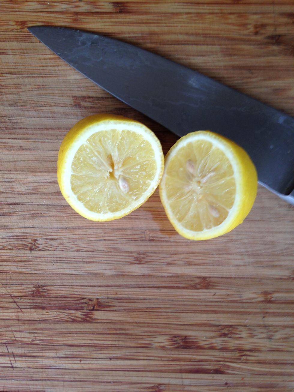 While your tea is brewing you can squeeze and juice your lemon. I use only half as the flavor can overpower the flavor of tea but do experiment to find your preferences.