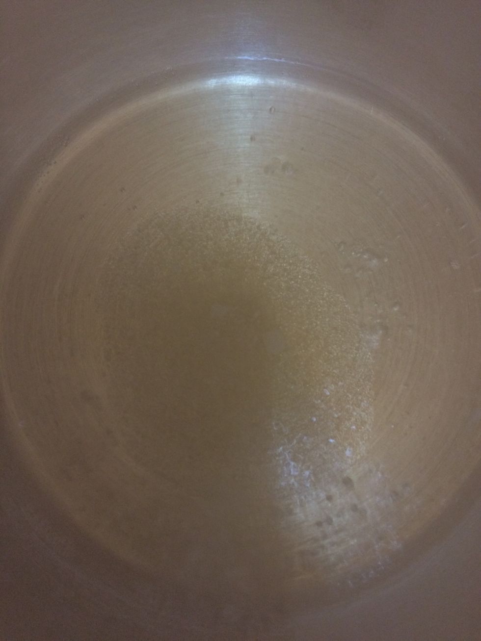 While your tea is cooling down, take another pot of little water, add brown sugar to it and let it dissolve before adding in plums.