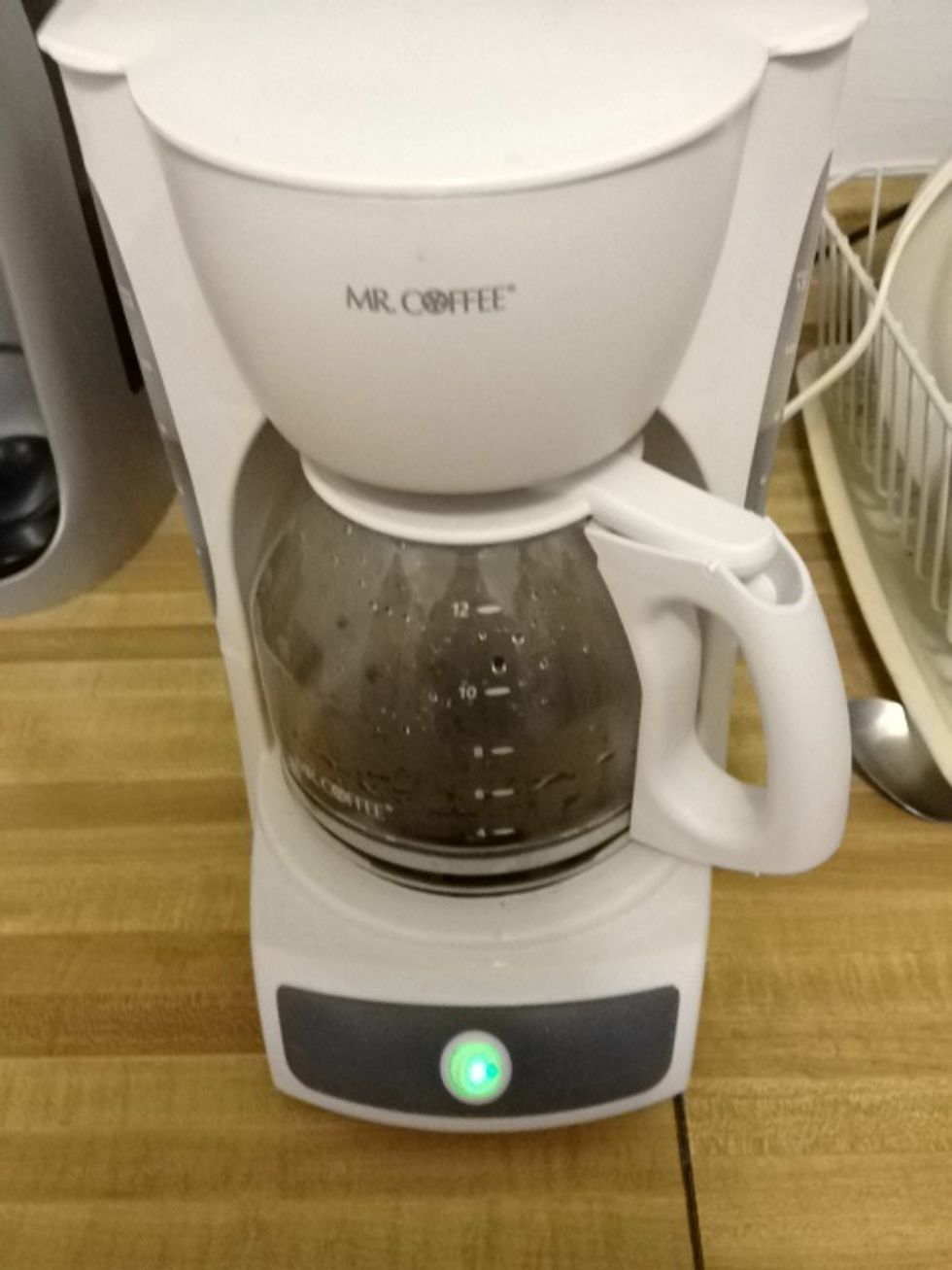 While your waiting for the water to boil, make your coffee. Do some stretches. Whatever. Just watch the pot because it will boil and then you must act!