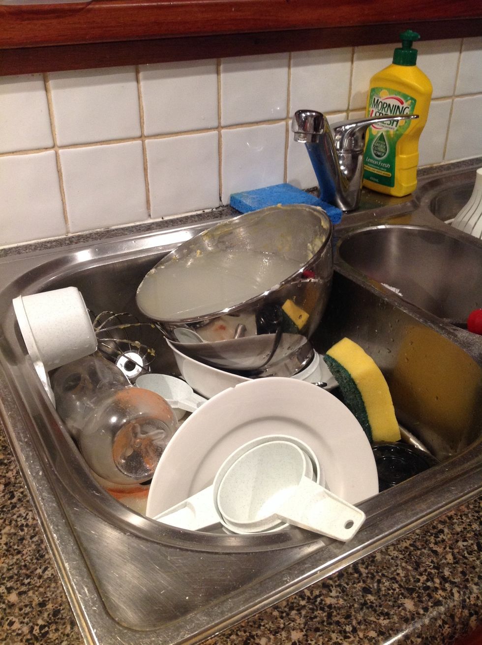 While your waiting wash your dirty dishes and clean up.