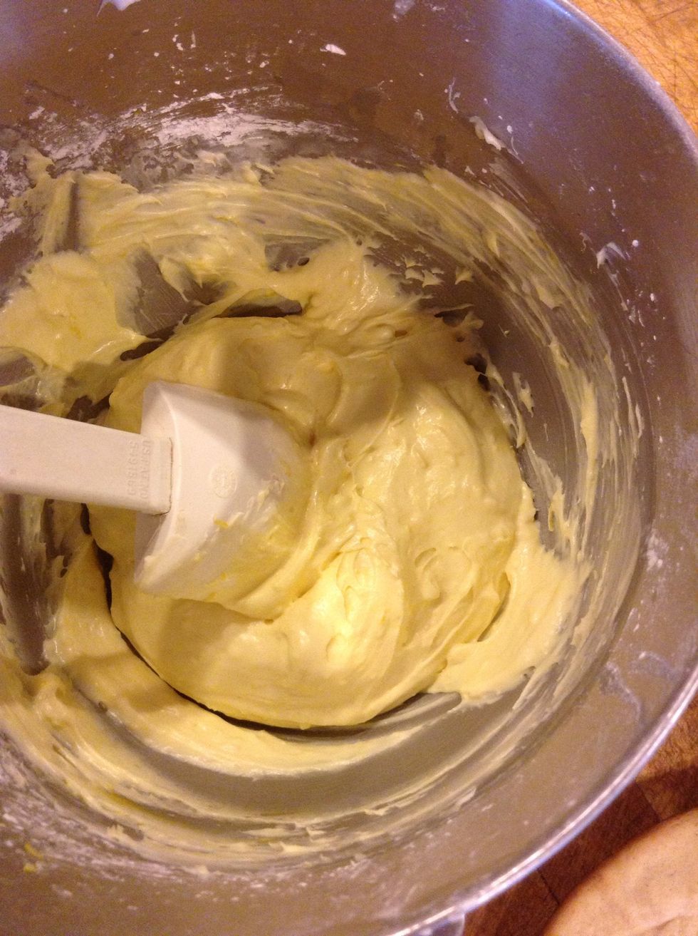 Whip all ingredients for several minutes. The fluffier the better! Keep chilled (or else you'll eat it all while it sits on the counter \ud83d\ude09) before spreading on cupcakes or a cake!