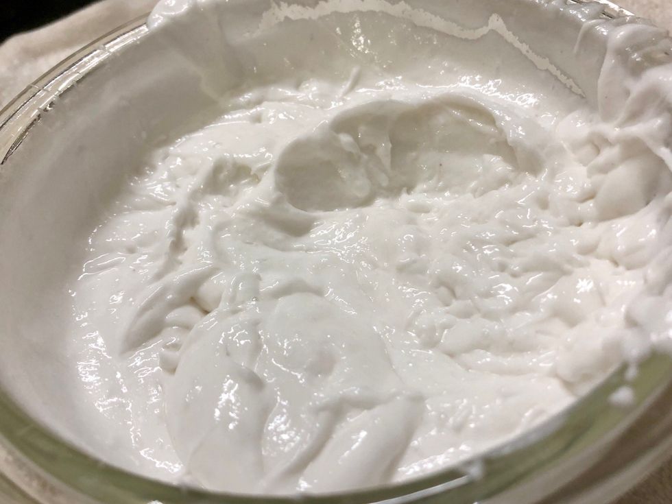 Whip it to make a perfect topping.. Then freeze the thawed whip for another 15 min